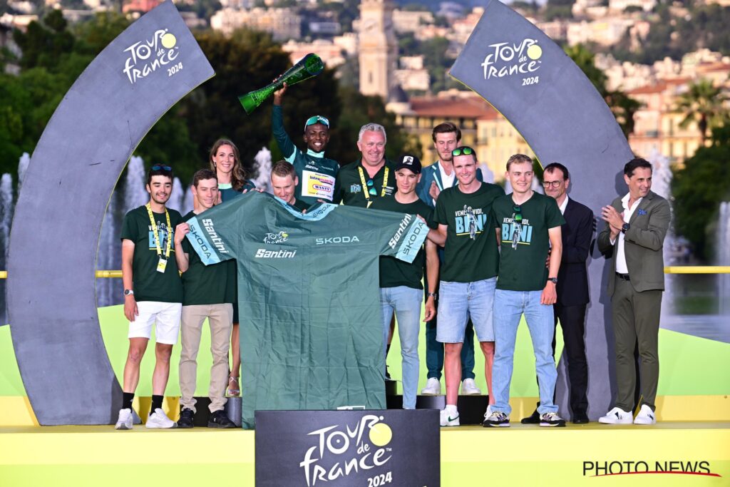 Biniam Girmay Becomes Winner of Green Jersey 
